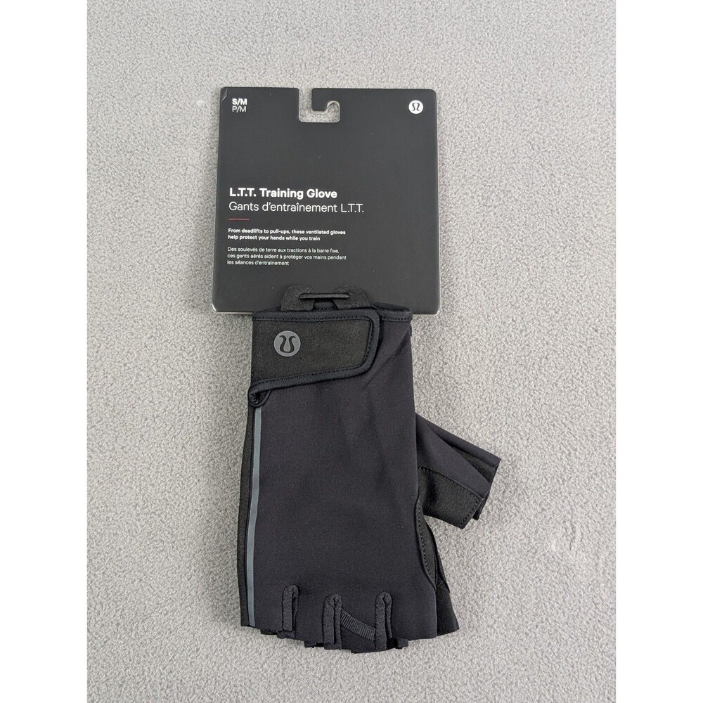 NWT lululemon L.T.T. License To Train Training Gloves Black S/M LM9A09S